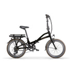 MBM E-Metro Folding Electric Bike Black eBike Bike In Style