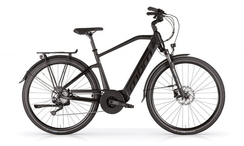 MBM Erebus Crossbar Gents Hybrid Electric Bike Black ebike Bike In Style