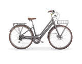 MBM La Rue Low Step Step Through Hybrid Electric Bike ebike Bike In Style Grey