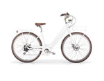 MBM La Rue Low Step Step Through Hybrid Electric Bike ebike Bike In Style White