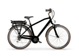 MBM Pulse Gents Crossbar Electric Bike eBike Bike In Style Black