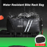 eelo Pannier Bag for Bicycle Rack - Waterproof, 7L Rear Carrier with Rain Cover